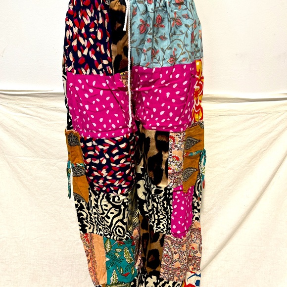COPY - COPY - Unisex handmade boho hippie aladdin alibaba harem yoga pants one … - Picture 1 of 5
